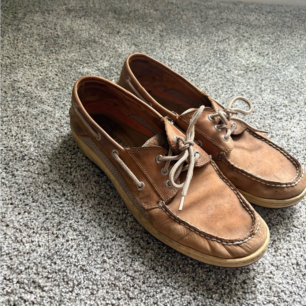 Sperry Classic Brown Leather Boat Shoes